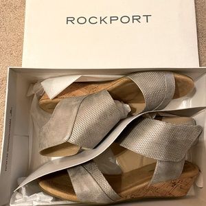Rockport Women's Calia 2 Piece Sandal Wedge New